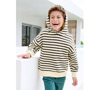 VERTBAUDET Sweat garçon à Capuche rayé Style marinière Marine 14A