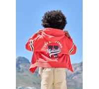 Sweat garçon motif placé rouge 5A