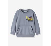 Sweat garçon motifs pelleteuse ou tracteur name it gris 3,5A