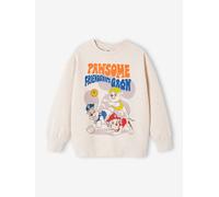 Sweat garçon Pat'Patrouille beige chiné 8A
