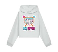 Sweat GarçOn,Pull Enfant Garcon,Sweat à Capuche Court pour Filles avec imprimé Tendance, idéal pour Les vêtements décontractés et Les activités de Plein air. (Grey, 9-10 Years)