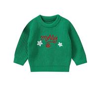 Sweat Garcon, Pull Festif en Tricot pour Tout-Petits et Nourrissons. Pull Douillet pour Les fêtes avec Haut en Fil Doux Classique pour bébés garçons et Filles.