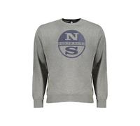 North Sails - Long Sleeve SweaT-shirt - Homme - Sweatshirts et sweats à capuche - Gris - Taille: 2XL