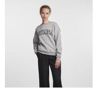 Sweat gris chiné imprimé Arizona Femme PIECES M