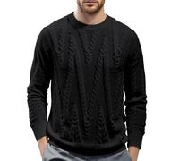 Sweat Half Zip Homme Cachemire Chaud Grosse Molleton Militaire Large Stylé Classique Slim Raye Texturé Retro Marins Brun Blanche Snowboard Chameau Lunettes Skate