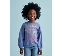 Sweat Harry Potter Vif d'or fille détails brillants bleu chambray 12A