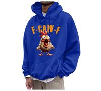 Sweat Homme Chaud Sweat-Shirt à Capuche Motif Graphique Poulet Confortable Parfait pour Un Usage Quotidien Homme VêTement DéContracté