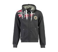 Geographical Norway Sweat à Capuche en Molleton entièrement zippé pour Homme, modèle Fespote Existe en 4 Coloris ,Gris Foncé,M