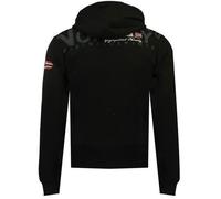 Geographical Norway Sweat à Capuche en Molleton entièrement zippé pour Homme, modèle Fespote Existe en 4 Coloris ,Noir,M