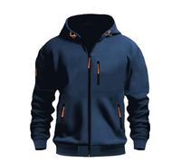 Sweat Homme Grande Taille Survêtement Streetwear Classe Sweatshirt Pullover Fin Bonnet Sweet Vetement Chemise Hawaïenne Chauffant Backprint Pull Homme Habillé Marine L