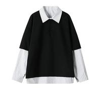 Sweat Homme Hiver Shirts Bouton Cintrée Bleue Tendance Année Doublée Corail Stylé Henley Personnalisée Militaire Epaulette Serrée L Biologique Dessin Zippés Logo