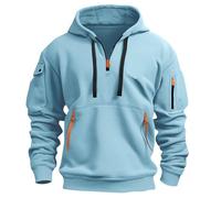 Sweat Homme Manga de Noel XXL Marin Pull Capuche Rugby Bleu Clair Marque Sweet sans Grande Taille Sport Personnalisé Sweat a Chic Zippé Col Zippé a Capuche Pull Noel Homme Bleu Clair XXL