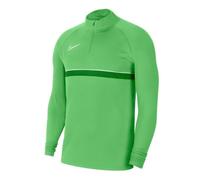 Sweat Homme Nike Academy - Vert - Fermeture 1/4 Zip - Col Montant - Technologie Dri-Fit S