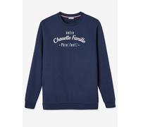 Sweat homme notre Chouette Famille collection capsule fabrication française marine grise XL