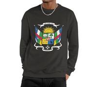 Sweat Homme République Centrafricaine Drapeau National Sweat-Shirt Col Rond Confortable, Pull Basique Idéal pour Le Quotidien Et Le Travail Toutes Saisons Couple