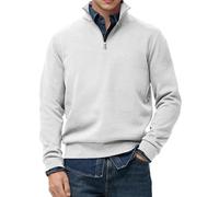Sweat Homme sans Capuche, Sweat-Shirt épais à col Rond et Manches Longues, Pull décontracté doublé Polaire Douce, Haut Thermique d'hiver pour l'entraînement.
