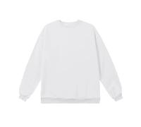 Sweat Homme sans Capuche- T Shirt Manche Longue Grande Taille Casual Ample Couleur Unie Style Vintage Pullover De Tous Les Jours Chic Simple Confortable Passe-Partout Streetwear
