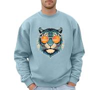 Sweat Homme, Sweat-Shirt à Capuche Ample pour Homme, série Animal