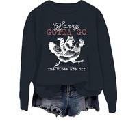 Sweat humoristique « Sorry Gotta Go The Vibes Are Off », « Sorry Gotta Go The Vibes Are Off », Noir , 3XL