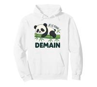 Sweat Humour Je Le Ferai Demain - Phrase Drole Panda Sweat à Capuche