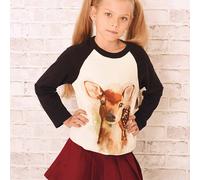 Sweat Imprimé Bambi The Fawn Beige Marron 11/12A