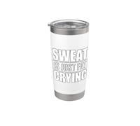Sweat Is Just Fat Crying Gobelet isotherme en acier inoxydable double paroi