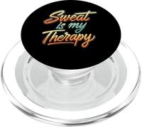 Sweat is my Therapy Workout Fitness Gym PopSockets PopGrip pour MagSafe