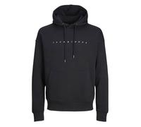 Sweat - JACK & JONES - Grande taille - Manches longues - Col à capuche - Noir XXXXL