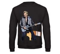Sweat Johnny Hallyday Homme Noir (Taille 3xl,Couleur Noir)