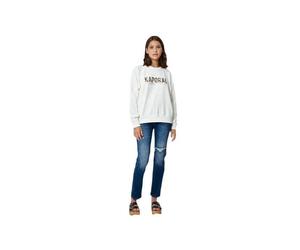 Sweat Kaporal Femme Java écru Blanc Coton S