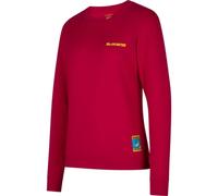 Sweat LA SPORTIVA Climbing on the Moon Sweatshirt M (Fucsia/Giallo) Homme XL
