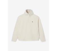 Sweat Lacoste Half Zip Neck Polar blanc - M