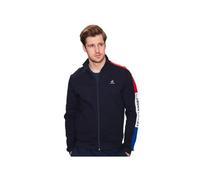Sweat Le coq sportif TRI FZ - Bleu marine - Col montant - Fermeture zippée - Poches passepoilées XS