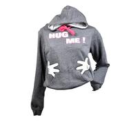 Sweat Licence Fantaisie En Coton Confort Et Qualité Minnie Hs3709 Gris