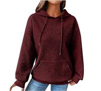 Sweat Long Femme Vêtements Chic Et Stitch Jacquard Pull Hiver Chaud Chic Et Élégant Vetement Couple Maigrir Irlandais sous Oversize Doux Fin Cache Fourrure avec Sweat Femme Vin M