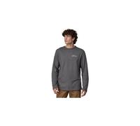 Patagonia - Sweat sans capuche en matière recyclée - M's LW Unity Fitz Wildrise Crew Ink Black pour Homme en Coton - Taille L - Gris Gris L