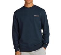 Tommy Jeans Homme TJM Reg Entry Graphic Crew Ext Dm0dm20849 Sweat-Shirt À Enfiler, Blue (Dark Night Navy), S EU