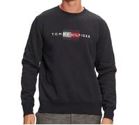 Tommy Hilfiger Sweat Homme Flag sans Capuche, Bleu (Desert Sky), 3XL