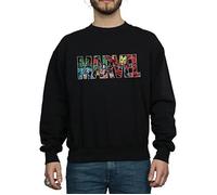 Sweat - Marvel Comics - Homme - Noir - Manches longues - Col ras-du-cou XXXL