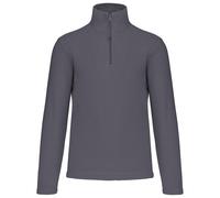 Sweat Micropolaire Zippé - Homme - K912 - Gris Convoy