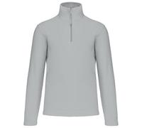 Sweat Micropolaire Zippé - Homme - K912 - Gris Snow