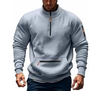 Sweat Motif Homme Blanc Veste Hommes Zippe Haut Sapin Personnalisé dans Coloré 7XL Bouteille Derrière Crew Snood Celadon Difference Outfit Écriture Créateur