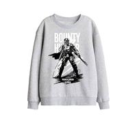 Sweat Motif/style Bleu Foncé Polycoton Bounty Hunter Gris Clair Chiné 7/8A