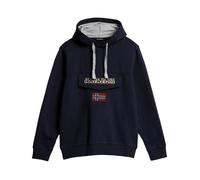 Sweat Napapijri Burgee Wint 2 Bleu Marine Homme - NAPAPIJRI - Sweat - Manches longues - Col capuche - Mixte S
