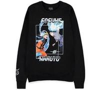 Naruto - Sasuke - Pull - Noir - Xl - 85 % Coton, 15 % Polyester,Transpirer