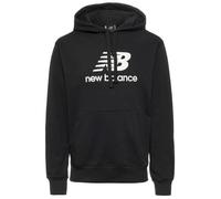Sweat New Balance Essentials Stacked Logo Fleece Hoodie Noir Homme S