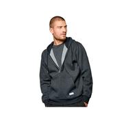 Sweat noir Homme - KAPORAL - BYLA - Fermeture zippée - Poches latérales - Intérieur molletonné S