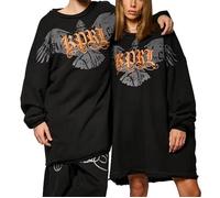 Sweat Noir mixte Kaporal Vorb XS