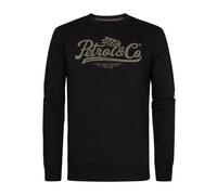 Sweat Noir/Taupe Homme Petrol Industries Neck XXL