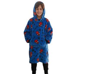 Sweat - NPZ - Spiderman - Oversize - Polaire - Taille Unique - Bleu